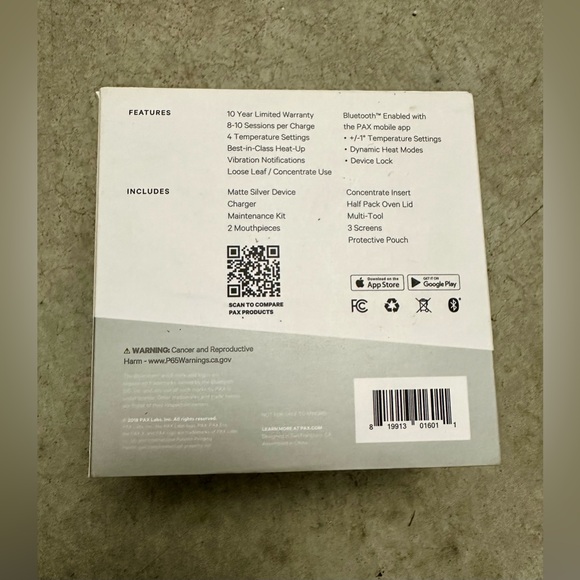 Pax 3 Dual-Use Complete Kit. Like New in Box! Silver 🩶 - Picture 2 of 11